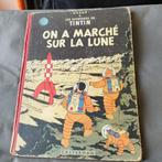 Tintin On a marché sur la lune Edition B11 1954 Bon Etat, Livres, BD, Enlèvement ou Envoi, Une BD, Utilisé, HERGE