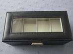 Juwelenkist voor 4 horloges (zonder horloge), Handtassen en Accessoires, Beautycases, Ophalen of Verzenden, Nieuw