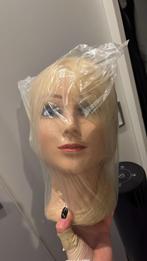 Oefenhoofd Aurora 100% Natuurlijk Haar – 50 cm, Handtassen en Accessoires, Ophalen, Nieuw, Overige typen