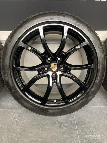 21” originele Porsche Cayenne 9Y velgen + winterbanden 5x130 beschikbaar voor biedingen