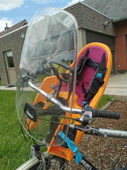fietsstoel kinderzitje thule ride along mini, Fietsen en Brommers, Fietsaccessoires | Fietsstoeltjes, Gebruikt, Voorzitje, 0 t/m 18 kg