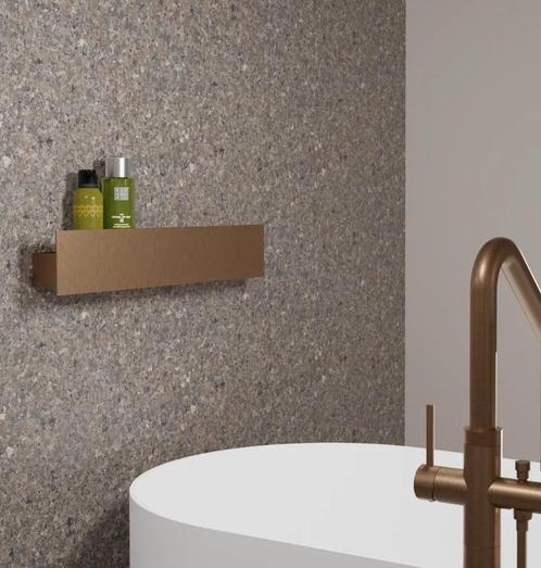 X2O bdkmr wndplnk + handdoekenhouder brushed rosegold, Huis en Inrichting, Badkamer | Badkamermeubels, Nieuw, Ophalen