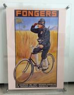 FONGERS MILITAIR op fiets reclame Knil Kunst Poster, Verzamelen, Verzenden, Nieuw, Reclame