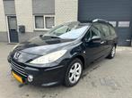 Peugeot 307 SW personenauto 2007, Parkeersensor, Zwart, Particulier, Onderhoudsboekje