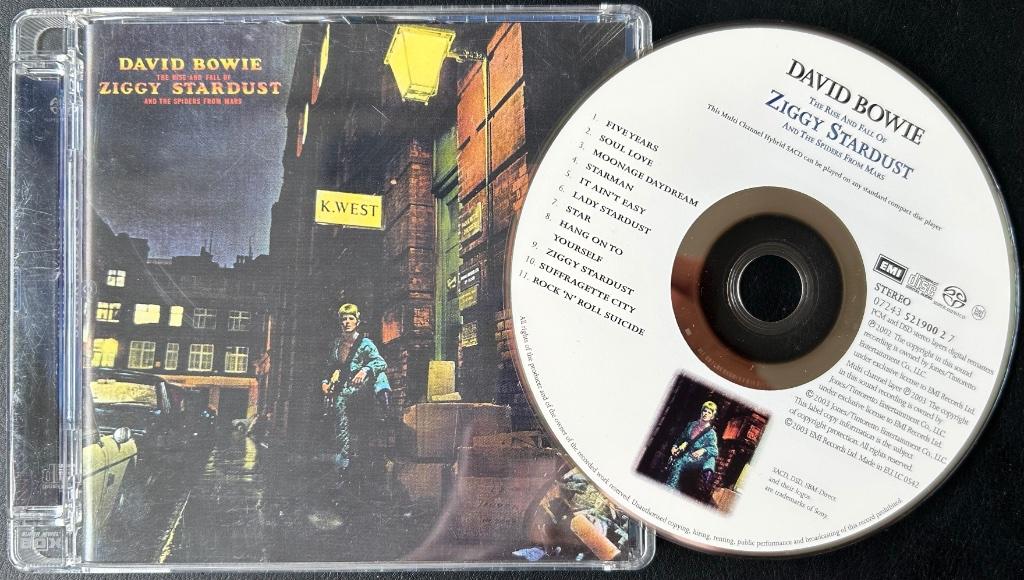 DAVID BOWIE - Ziggy stardust (SACD), Cd's en Dvd's, Cd's | Rock, Zo goed als nieuw, Poprock, Ophalen of Verzenden