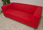 Bright red sofa for sale, Ophalen, Gebruikt, Tweepersoons, 75 tot 100 cm