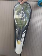 Squash racket (2) met 2 balletjes, Ophalen of Verzenden, Zo goed als nieuw, Racket