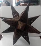 Lampe artisanale en taule en forme d'étoile, Enlèvement ou Envoi, Comme neuf