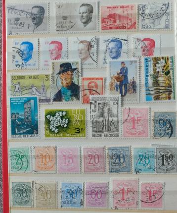 Postzegels ( meest Belgische) beschikbaar voor biedingen