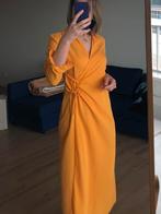 Mango jurk, Robe de cocktail, Comme neuf, Jaune, Taille 38/40 (M)