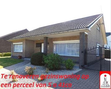 Te renoveren gezinswoning op een perceel van 5a41ca beschikbaar voor biedingen