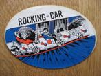 Vintage Kermis Sticker Rocking-Car Rappe Rups , Verzamelen, Ophalen of Verzenden, Nieuw, Overige typen