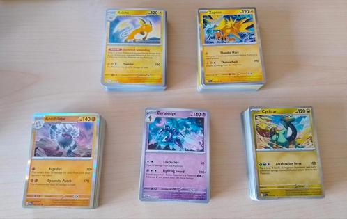 Bundel van 50 Pokémon kaarten. Inc 5 blinkende kaarten, Hobby en Vrije tijd, Verzamelkaartspellen | Pokémon, Zo goed als nieuw