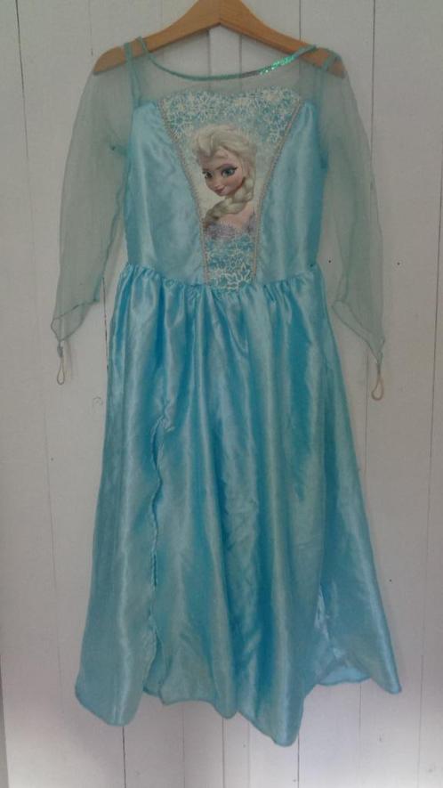 Elsa Frozen van Disney maat 7 à 8 jaar, Enfants & Bébés, Costumes de carnaval & Déguisements, Comme neuf, Fille, 122 à 128, Enlèvement