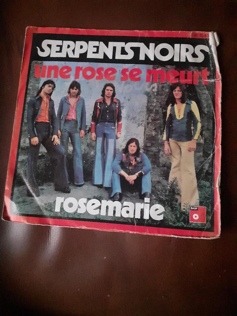 45T Serpents Noirs : Une rose se meurt (Belpop), CD & DVD, Enlèvement ou Envoi