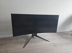 Widescreen gaming monitor - Dell Alienware AW3418DW, Computers en Software, 101 t/m 150 Hz, Full HD, In hoogte verstelbaar, Zo goed als nieuw