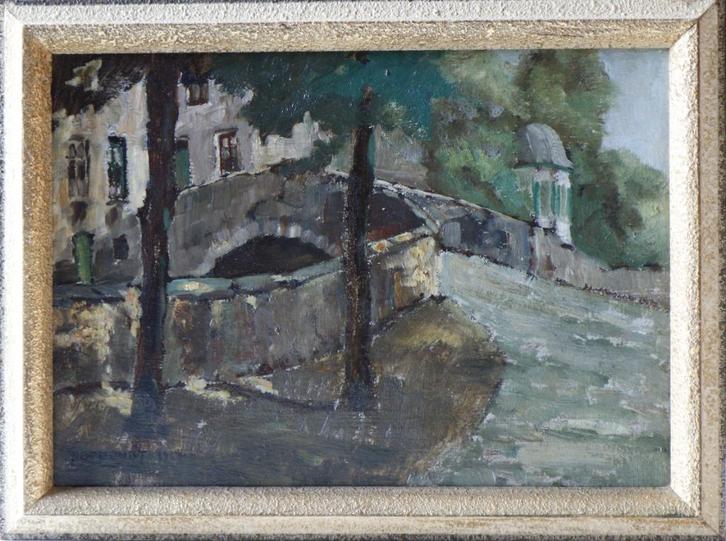 Nand Depondt: Brugje in Brugge (olieverf op doek), Antiek en Kunst, Kunst | Schilderijen | Klassiek, Ophalen