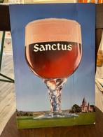 Sanctus reclame duvel moortgat, Verzamelen, Biermerken, Ophalen of Verzenden, Gebruikt, Reclamebord, Plaat of Schild, Duvel