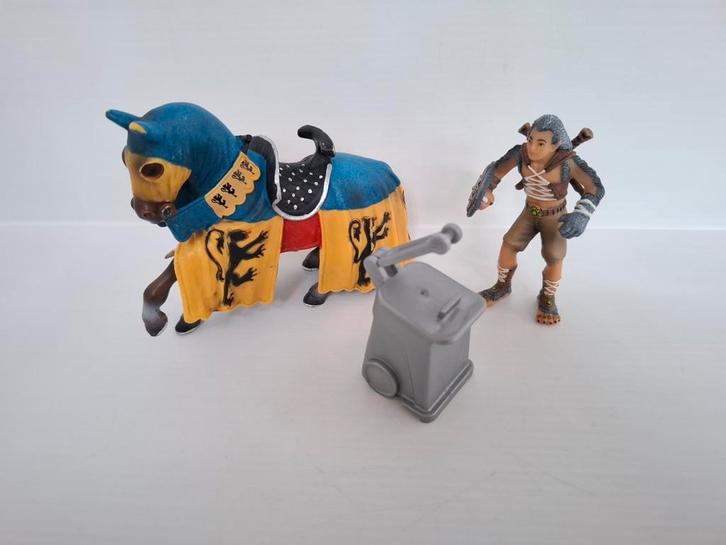 Lot allerlei Schleich items figuur dier en onderdeel, Verzamelen, Poppetjes en Figuurtjes, Gebruikt, Ophalen of Verzenden