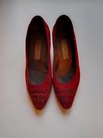 Bordeauxrode nubuckpumps, Baldini, maat 37,5, Pumps, Overige kleuren, Baldini, Ophalen of Verzenden