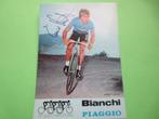 wielerkaart 1980  team bianchi vanotti ennio  signe, Sports & Fitness, Comme neuf, Envoi