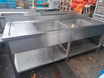 spoeltafel inox  beschikbaar voor biedingen