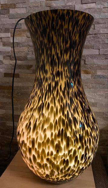 Design vaas geblazen jaguar leopard glas, Enlèvement, Comme neuf