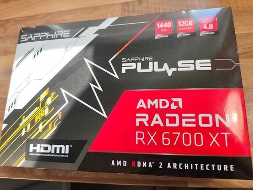 Sapphire PULSE RX 6700XT 12 GB grafische kaart, Computers en Software, Videokaarten, Nieuw, AMD, PCI-Express 4.0, GDDR6, Ophalen