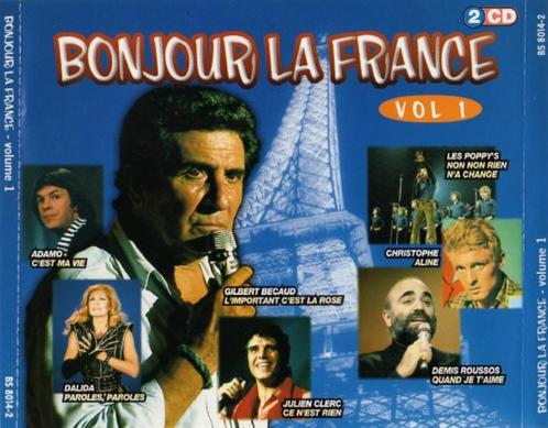 2-CD-BOX * Bonjour La France Vol. 1, CD & DVD, CD | Pop, Enlèvement ou Envoi