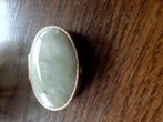 Vintage onyx marmeren pillendoosje, Ophalen, Zo goed als nieuw