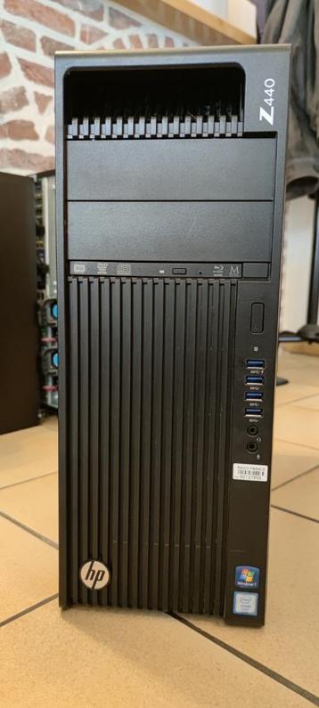 HP Z440 E5-2630 V4 20x2.2/3,1GHz 32/64Gb Ram, SSD 256G+500Gb beschikbaar voor biedingen