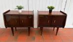Tables de chevet rétro vintage, Maison & Meubles, Enlèvement, Utilisé