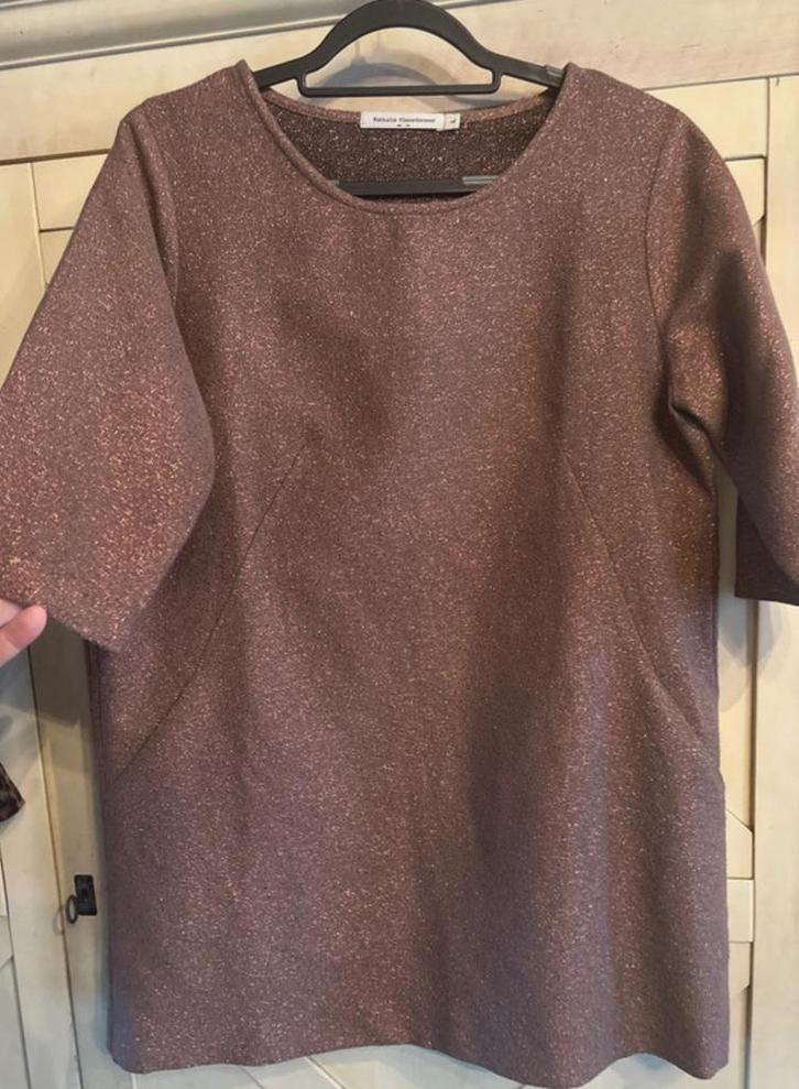 Feestjurkje Nathalie Vleeschouwer, Kleding | Dames, Jurken, Nieuw, Maat 42/44 (L), Overige kleuren, Boven de knie, Ophalen of Verzenden