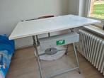 Tekentafel met stoel, Huis en Inrichting, Bureaus, Ophalen, In hoogte verstelbaar, Gebruikt, Stabureau