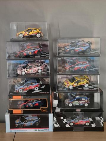 Lot 11 Voitures WRC 1/43 Thierry neuville, Enlèvement ou Envoi, Comme neuf