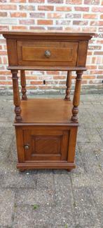 Mooi massief bijzettafeltje 84cmx40cmx40cm in prima staat, Ophalen, Nieuw