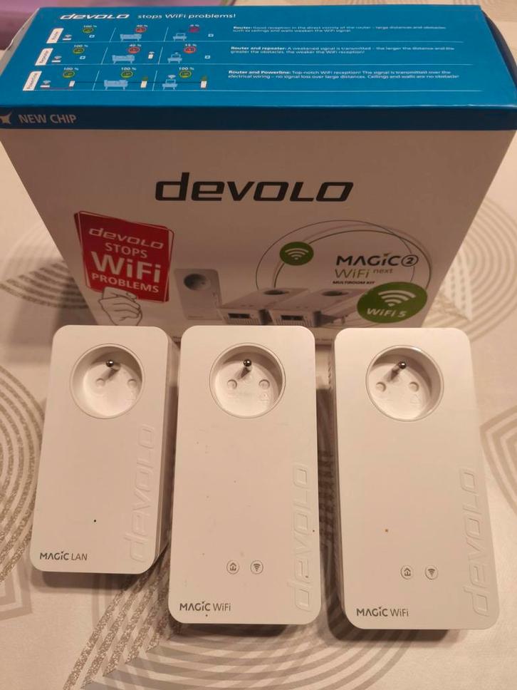 Devolo Magic 2 WiFi next Multiroom Kit, Informatique & Logiciels, Commutateurs réseau, Comme neuf, Enlèvement