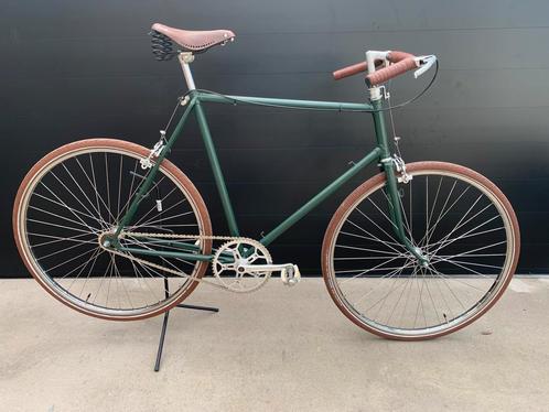 Fixie , single speed, custom made, Fietsen en Brommers, Fietsen | Oldtimers, Ophalen