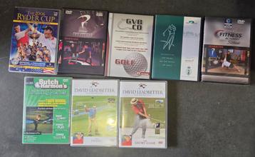 9 golf dvds beschikbaar voor biedingen