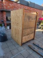 voorraadbak, Ophalen, Gebruikt, Hout