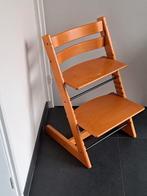 Stokke Tripp Trapp kinderstoel beukenkleur, Kinderen en Baby's, Kinderstoelen, Ophalen, Gebruikt, Meegroeistoel, Aanschuifbaar