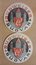 Sous-bocks Budweiser, Budvar (768), Comme neuf, Enlèvement ou Envoi