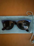 Vintage B&L Ray-ban Wayfarer BLUE Pearl street zonnebril W13, Enlèvement ou Envoi, Utilisé, Ray-Ban, Lunettes de soleil