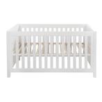 Quax stripes bed / ledikant 140 x 70 cm + junior bed white, Ophalen, 70 tot 85 cm, 140 tot 160 cm, Zo goed als nieuw