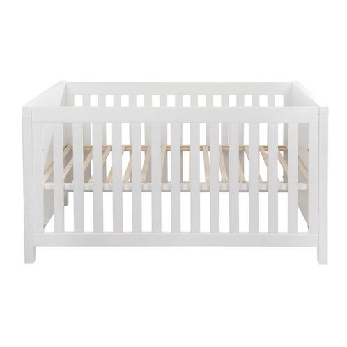 Quax stripes bed / ledikant 140 x 70 cm + junior bed white, Kinderen en Baby's, Kinderkamer | Bedden, Zo goed als nieuw, 140 tot 160 cm