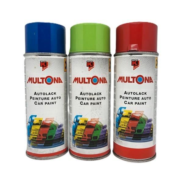 Partij spuitbussen Multona autolak 400ml, Doe-het-zelf en Bouw, Verf, Beits en Lak, Nieuw, Ophalen of Verzenden