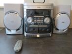Philips Stereotoren met 3 CD + boxen., Enlèvement, Deck cassettes ou Lecteur-enregistreur de cassettes, Philips