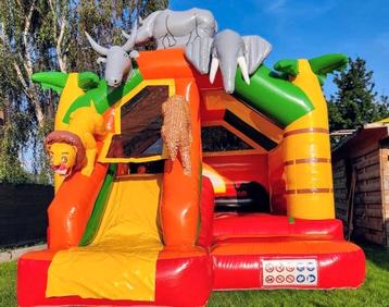 Springkasteel Jungle te koop beschikbaar voor biedingen