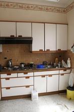 Vintage keuken met elektrisch vuur, dampkap en spoelbak, Maison & Meubles, Cuisine | Éléments de cuisine, 200 cm ou plus, Enlèvement
