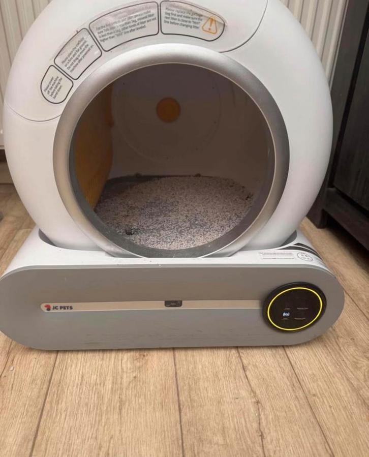 Automatische kattebak, Dieren en Toebehoren, Kattenbakken, Gebruikt, Open, Zelfreinigend, Ophalen